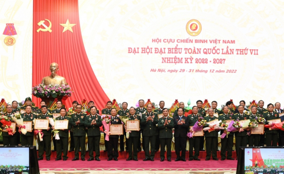Đại hội đại biểu to&agrave;n quốc Hội Cựu chiến binh Việt Nam lần thứ VII th&agrave;nh c&ocirc;ng tốt đẹp