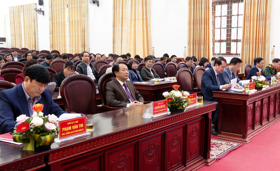Huyện ủy Y&ecirc;n M&ocirc; triển khai nhiệm vụ trọng t&acirc;m năm 2023