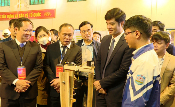 Khai mạc Cuộc thi Khoa học kỹ thuật cấp tỉnh d&agrave;nh cho học sinh trung học