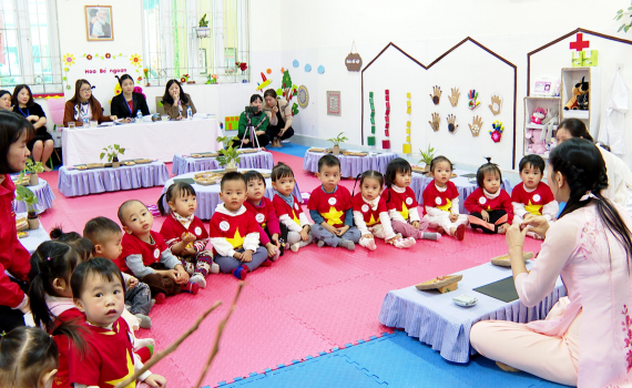 Hội thi gi&aacute;o vi&ecirc;n dạy giỏi cơ sở gi&aacute;o dục mầm non th&agrave;nh phố Ninh B&igrave;nh