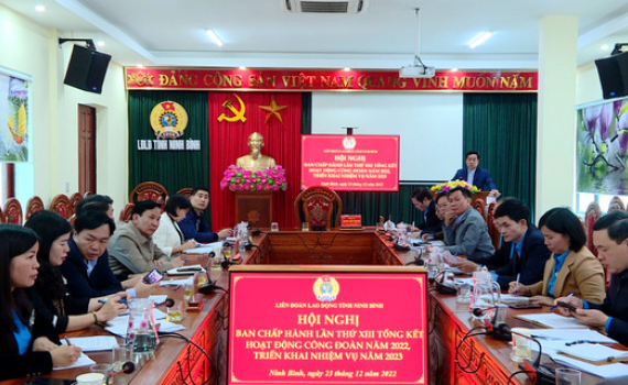 Triển khai nhiệm vụ trọng t&acirc;m hoạt động C&ocirc;ng đo&agrave;n năm 2023