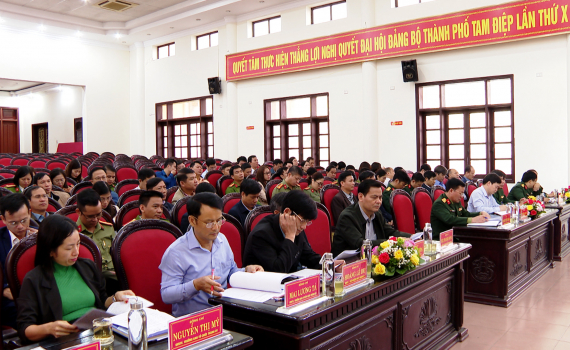 Tam Điệp tổng kết 10 năm thực hiện Nghị quyết Trung ương 8 (kh&oacute;a XI)