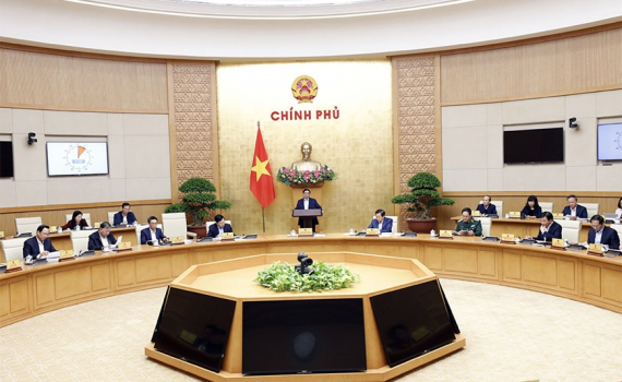 Thủ tướng Ch&iacute;nh phủ Phạm Minh Ch&iacute;nh chủ tr&igrave; Phi&ecirc;n họp Ch&iacute;nh phủ thường kỳ th&aacute;ng 11-2022