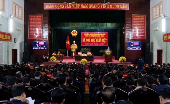 Kỳ họp thứ Mười Một HĐND huyện Kim Sơn kh&oacute;a XX