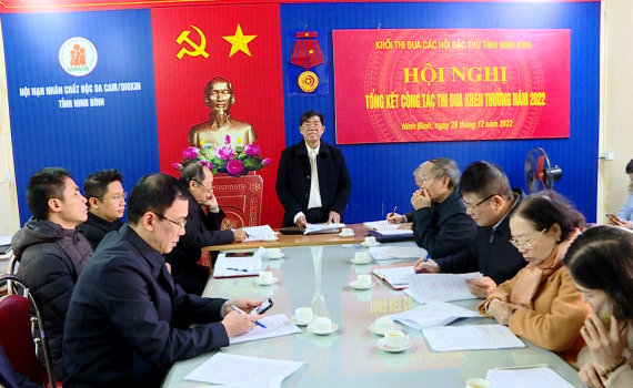 Tổng kết c&ocirc;ng t&aacute;c thi đua khen thưởng Khối c&aacute;c Hội đặc th&ugrave; tỉnh