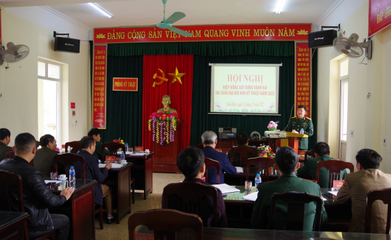 Bộ CHQS tỉnh hiệp đồng x&acirc;y dựng v&agrave;nh đai an to&agrave;n kho kỹ thuật