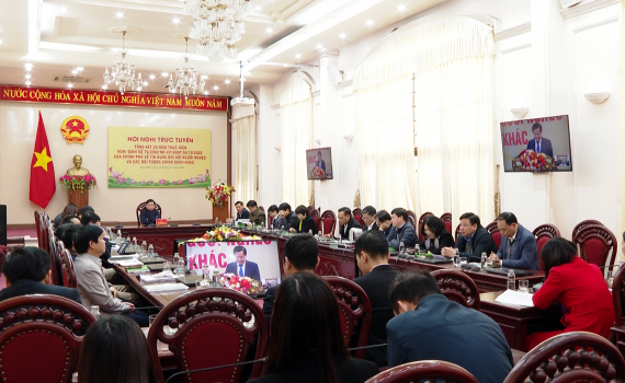 Hội nghị trực tuyến tổng kết 20 năm thực hiện Nghị định số 78 của Ch&iacute;nh phủ về ch&iacute;nh s&aacute;ch t&iacute;n dụng