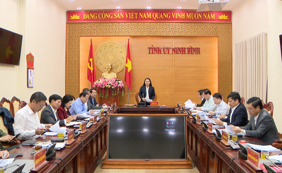 Hội nghị Ban Thường vụ Tỉnh uỷ ng&agrave;y 01/12/2022