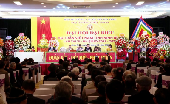 Đại hội đại biểu họ Trần Việt Nam tỉnh Ninh B&igrave;nh lần thứ 2, nhiệm kỳ 2022-2027