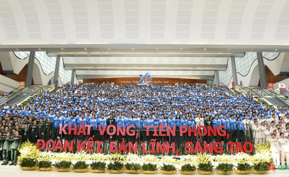 981 đại biểu dự Đại hội đại biểu to&agrave;n quốc Đo&agrave;n Thanh ni&ecirc;n Cộng sản Hồ Ch&iacute; Minh lần thứ XII