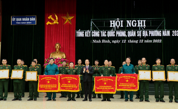 Tổng kết c&ocirc;ng t&aacute;c quốc ph&ograve;ng, qu&acirc;n sự địa phương năm 2022