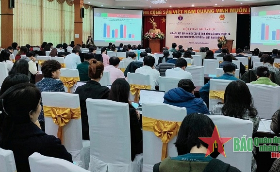 Tỷ lệ d&ugrave;ng thuốc l&aacute; điện tử ở nh&oacute;m 13-15 tuổi l&agrave; 3,5%