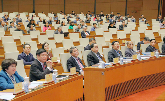 Chủ tịch Quốc hội Vương Đ&igrave;nh Huệ dự Hội nghị tổng kết c&ocirc;ng t&aacute;c năm 2022, triển khai nhiệm vụ năm 2023 của Văn ph&ograve;ng Quốc hội