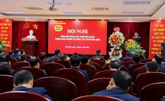 Tổng thu nội địa tr&ecirc;n địa b&agrave;n tỉnh Ninh B&igrave;nh năm 2022 đạt gần 20.000 tỷ đồng
