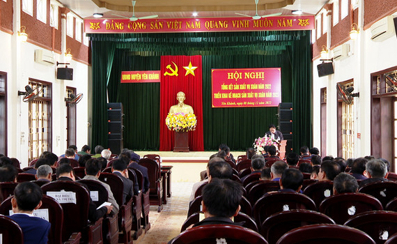 Y&ecirc;n Kh&aacute;nh tổng kết sản xuất vụ Xu&acirc;n năm 2022