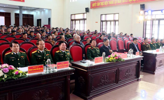 Tam Điệp tổ chức gặp mặt kỷ niệm Ng&agrave;y th&agrave;nh lập Qu&acirc;n đội Nh&acirc;n d&acirc;n Việt Nam