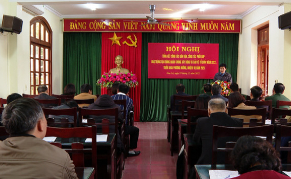 Hoa Lư triển khai nhiệm vụ c&ocirc;ng t&aacute;c D&acirc;n vận năm 2023