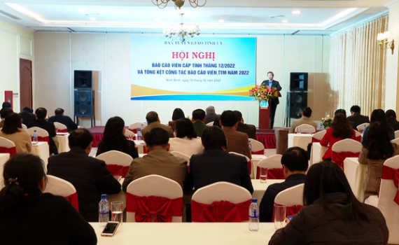 Hội nghị b&aacute;o c&aacute;o vi&ecirc;n cấp tỉnh th&aacute;ng 12