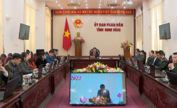 Hội nghị trực tuyến to&agrave;n quốc triển khai c&ocirc;ng t&aacute;c Tư ph&aacute;p năm 2023