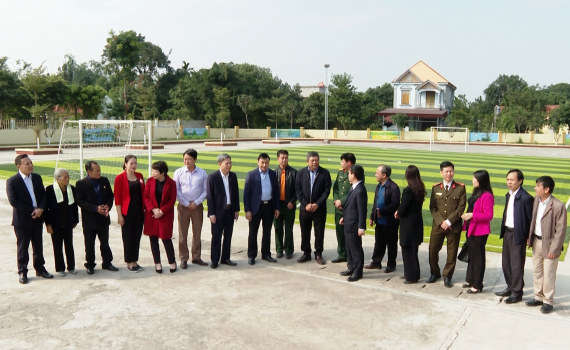 Thẩm định c&aacute;c x&atilde; n&ocirc;ng th&ocirc;n mới n&acirc;ng cao, kiểu mẫu tại huyện Nho Quan, Gia Viễn