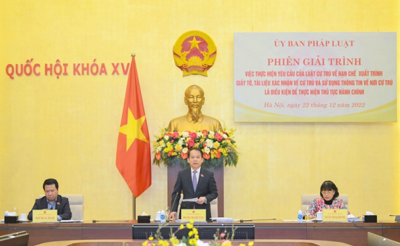 Giải tr&igrave;nh về việc thực hiện y&ecirc;u cầu của Luật Cư tr&uacute;