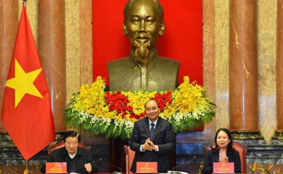 Triển khai nghị quyết về x&acirc;y dựng v&agrave; ho&agrave;n thiện Nh&agrave; nước ph&aacute;p quyền trong giai đoạn mới