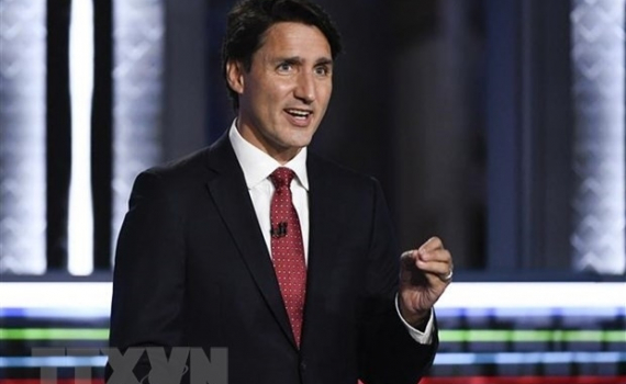 Tỷ lệ ủng hộ Thủ tướng Canada Justin Trudeau tiếp tục giảm