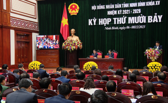 Kỳ họp thứ 17, HĐND tỉnh Ninh B&igrave;nh kh&oacute;a XV: Thảo luận tại hội trường v&agrave; bế mạc kỳ họp