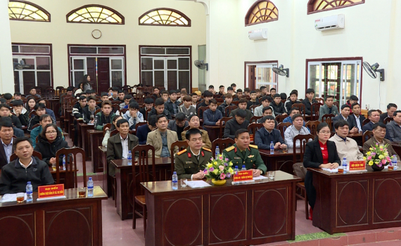 Khai giảng lớp bồi dưỡng nhận thức về Đảng cho thanh ni&ecirc;n chuẩn bị nhập ngũ