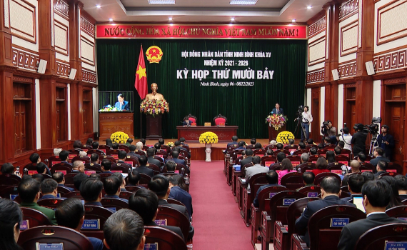 Khai mạc Kỳ họp thứ 17, HĐND tỉnh Ninh B&igrave;nh kh&oacute;a XV