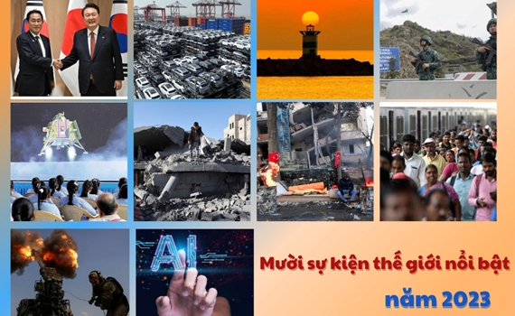 Mười sự kiện thế giới nổi bật năm 2023