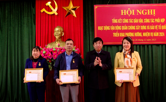 Hoa Lư triển khai nhiệm vụ c&ocirc;ng t&aacute;c D&acirc;n vận năm 2024