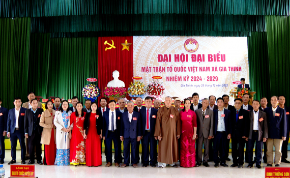 Đại hội đại biểu MTTQ Việt Nam x&atilde; Gia Thịnh nhiệm kỳ 2024 - 2029