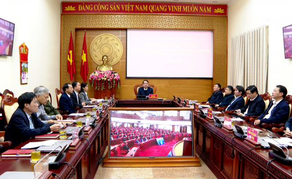 Hội nghị trực tuyến to&agrave;n quốc tổng kết c&ocirc;ng t&aacute;c Kiểm tra, gi&aacute;m s&aacute;t năm 2023