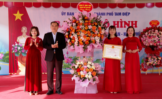 Ra mắt m&ocirc; h&igrave;nh "Trường học Xanh &ndash; Sạch &ndash; Đẹp &ndash; An to&agrave;n &ndash; Hạnh ph&uacute;c" tại trường Mầm non Y&ecirc;n B&igrave;nh