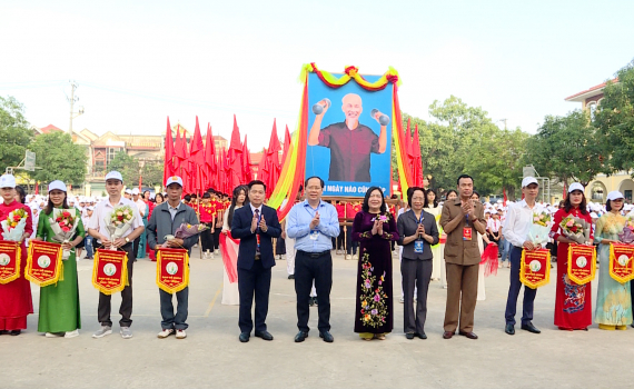 Y&ecirc;n Kh&aacute;nh khai mạc Hội khỏe ph&ugrave; đổng lần thứ VIII, năm 2023