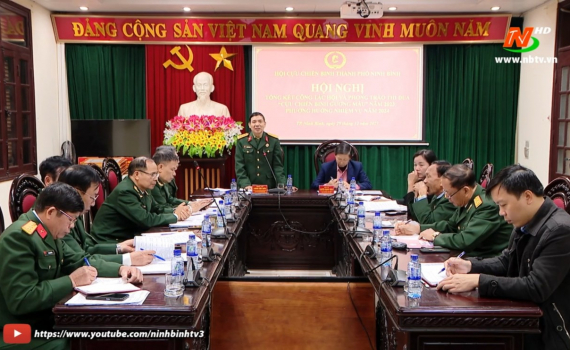 Hội Cựu chiến binh th&agrave;nh phố Ninh B&igrave;nh triển khai nhiệm vụ năm 2024