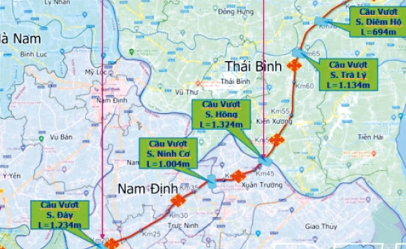 Gần 20 ngh&igrave;n tỷ đồng đầu tư cao tốc Ninh B&igrave;nh &ndash; Hải Ph&ograve;ng đoạn qua Nam Định