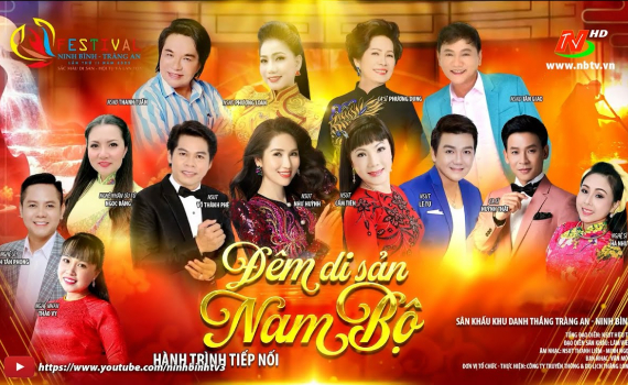 Chương tr&igrave;nh "Di sản văn h&oacute;a Nam Bộ" sẽ diễn ra v&agrave;o 20h ng&agrave;y 28/12/2023 tại Khu Quần thể Danh thắng Tr&agrave;ng An