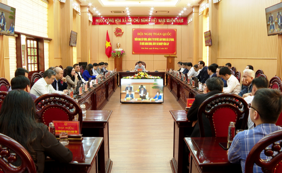 Hội nghị trực tuyến to&agrave;n quốc triển khai x&acirc;y dựng, quản l&yacute; vị tr&iacute; việc l&agrave;m