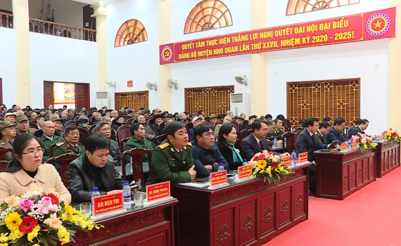 Nho Quan gặp mặt c&aacute;n bộ Qu&acirc;n đội nghỉ hưu, nghỉ c&ocirc;ng t&aacute;c tr&ecirc;n địa b&agrave;n