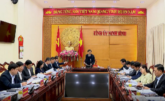 Hội nghị Ban Thường vụ Tỉnh ủy ng&agrave;y 1/12/2023 thảo luận v&agrave; cho &yacute; kiến về một số nội dung quan trọng