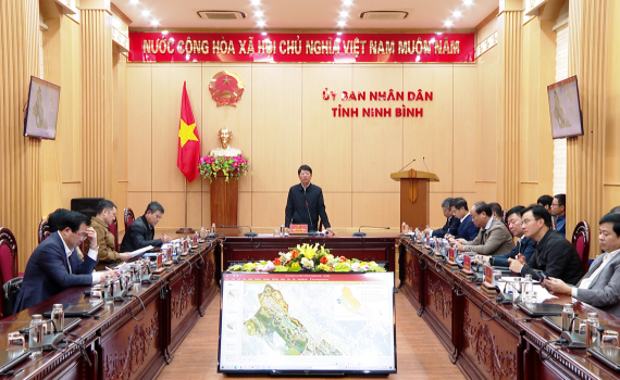 Hội nghị nghe b&aacute;o c&aacute;o về việc Điều chỉnh Đề &aacute;n tổng thể x&acirc;y dựng C&ocirc;ng vi&ecirc;n động vật hoang d&atilde; Quốc gia