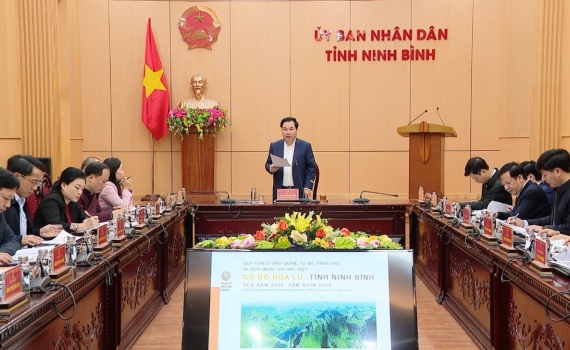 Hội nghị nghe quy hoạch bảo quản, tu bổ, phục hồi Di t&iacute;ch Quốc gia đặc biệt Cố đ&ocirc; Hoa Lư