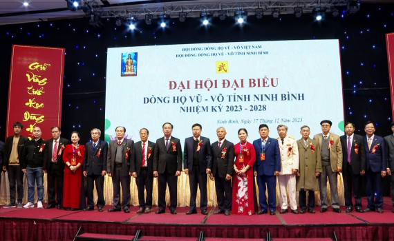 Đại hội đại biểu d&ograve;ng họ Vũ - V&otilde; tỉnh Ninh B&igrave;nh, nhiệm kỳ 2023-2028