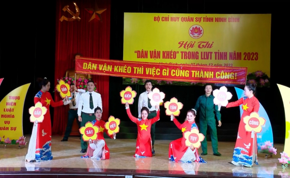 Hội thi &ldquo;D&acirc;n vận kh&eacute;o&rdquo; trong lực lượng vũ trang tỉnh năm 2023