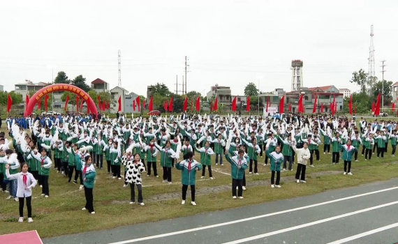 Khai mạc Hội khỏe Ph&ugrave; Đổng huyện Gia Viễn lần thứ VIII 