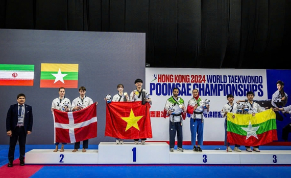 Việt Nam xếp hạng 4 chung cuộc tại giải taekwondo thế giới