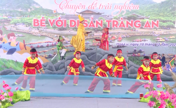 Ph&ograve;ng GD&ĐT huyện Hoa Lư tổ chức Chuy&ecirc;n đề "B&eacute; với di sản Tr&agrave;ng An"