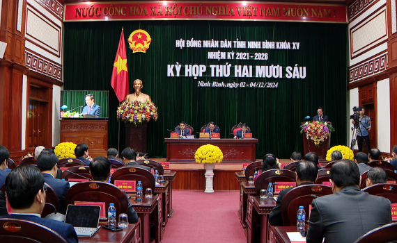 Khai mạc Kỳ họp thứ hai mươi s&aacute;u, HĐND tỉnh kh&oacute;a XV